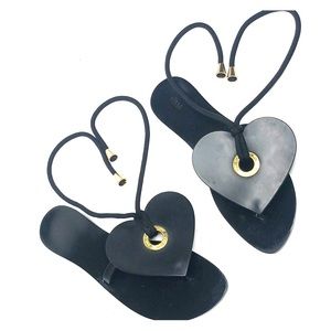 MELISSA heart shaped sandal with ankle tie